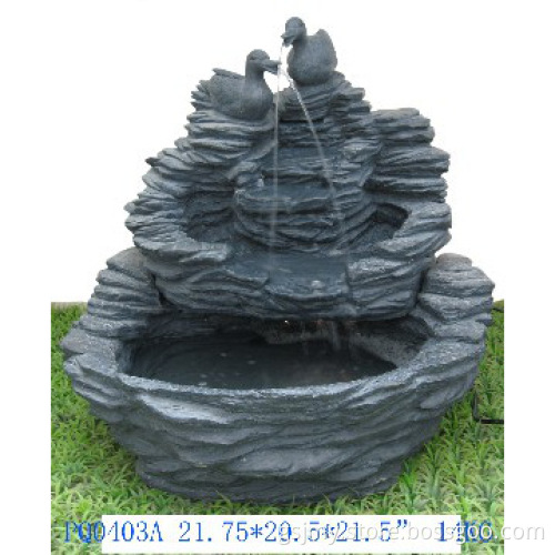 resin duck garden water fountian